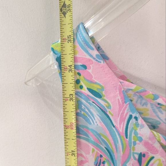 Lilly Pulitzer Kristen Flounce Shift Dress in Unicorn of the Sea Print XS/S - Picture 13 of 13